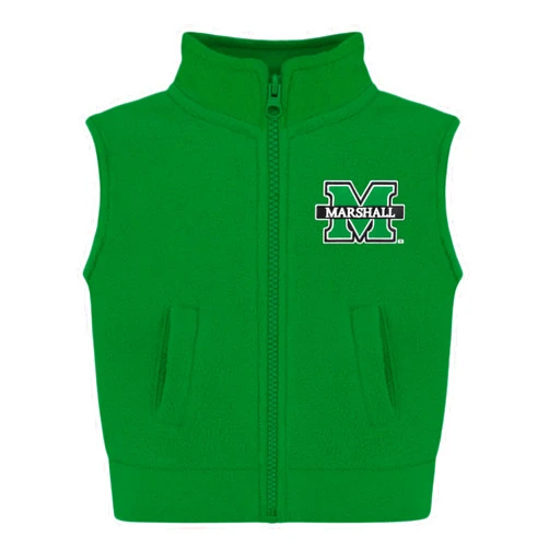 Creative Knitwear College Baby Polar Fleece Vest - Team Logo, Multiple Colors, for Boys & Girls (12 Mos - 6 Yrs)