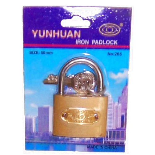 DDI 431527 Yunhuan Iron Padlock Case of 72