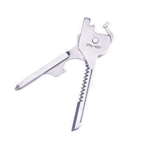 TAYNOIDIA New 2024 6 in 1 Useful Multifunction Practical Tech Utili Key Outdoor Screwdriver Bottle Opener Keychain Camping Hiking Tools