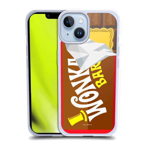 Head Case Designs Officially Licensed Willy Wonka and The Chocolate Factory Candy Bar Graphics Soft Gel Case Compatible with Apple iPhone 14