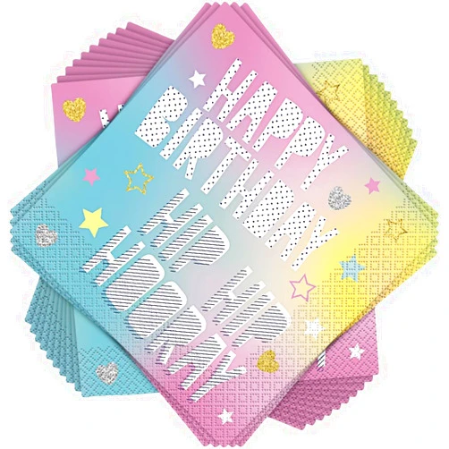 By Unique Unique Magical Unicorn Luncheon Napkins - 6.5