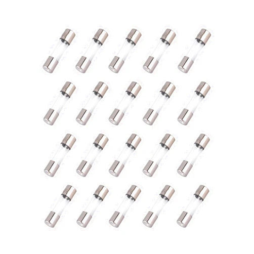 EC Buying 20 Pcs F12AL 12A 250V Fast-Blow Glass Fuses 0.2 x 0.78 inch/5x20 mm 12 amp 250 Volt,Quick Blow Replacement Fuses