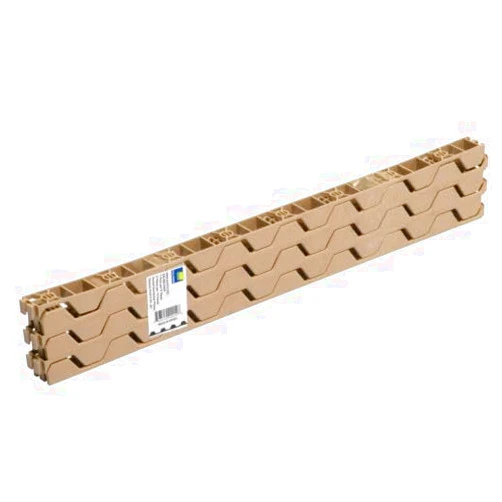 YTBDDHYUE Replacement for Compatible with Suntuf Plastic Beige Horizontal Corrugated Closure Strips 3/4 Thick x 24 L x 1-1