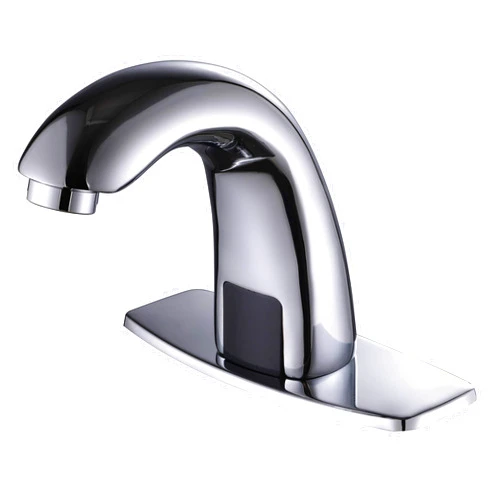 Charmingwater Touchless Bathroom Sink Faucet, Motion Automatic Sensor Faucet with Hole Cover Plate, Chrome
