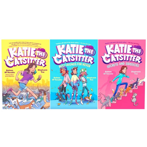 By Colleen A.F. Venable (Author), Stephanie Yue (Illustrator) Katie the Catsitter Series 3 Books Set (A Graphic Novel)