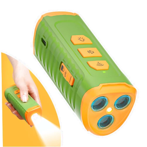 Bnonya Dog Bark Deterrent Devices, Ultrasonic Anti Barking Device for Dogs, Rechargeable Dog Bark Control Devices 50FT Range with LED Flashlight, Dog Training & Behavior Aids for Indoor Outdoor