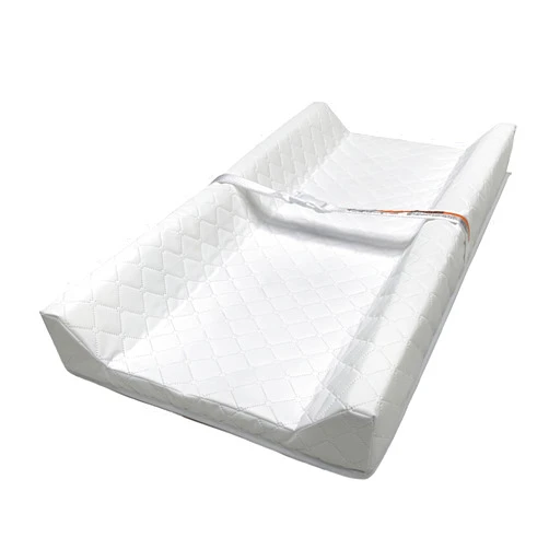 Ingenuity Contoured Changing Pad – Includes Waterproof Changing Liner and Safety Fastening Strap with Quick-Release Buckle