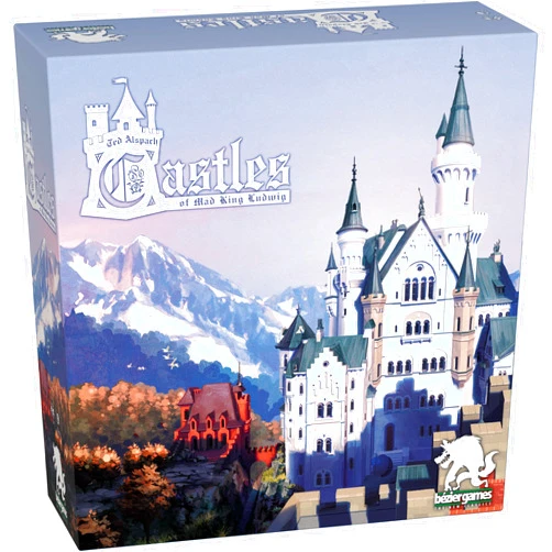 Bezier Games Castles of Mad King Ludwig 2nd Edition - Beautiful Award-Winning Family Strategy Board Game for Families, Adults, Kids - from The Creators of One Night Ultimate Werewolf - Build Neuschwanstein Castle