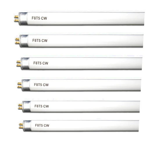 Accway (6 Pack) F8T5/CW 4100K 12’’ Linear Fluorescent Light Bulb, 8W Cool White T5 Tube, G5 Mini Bi Pins Base Replacement for Under Cabinet Light, RV, Closet