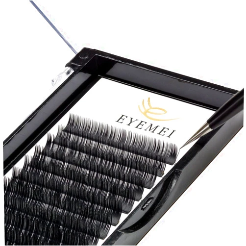 EYEMEI Eyelash Extensions Individual Lashes 0.20mm C Curl 8-15mm Mink Eyelash Extension Supplies Lash Extensions Professional Salon Use Black False Lashes Mink Lashes Extensions by EYEMEI (0.20-C-MIXED)