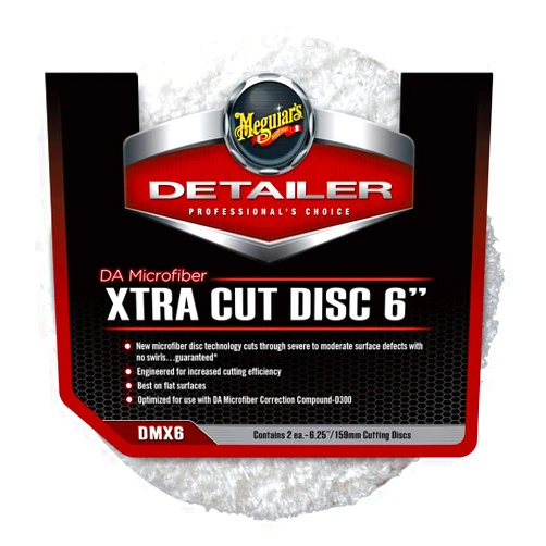 Meguiar's DA Microfiber Xtra Cut Disc 6 Inch - DMX6