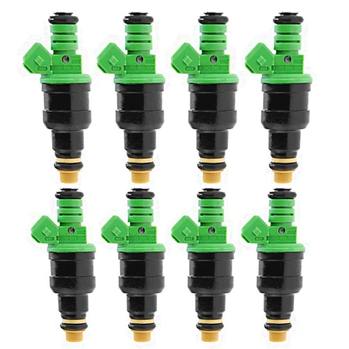 Saihisday 0280150558 Fuel Injector Replacement For Chevy Camaro Corvette Impala Ford Mustang GM LT1 SOHC DOHC EV1 Style 42Lb/hr 440CC (Pack of 8)