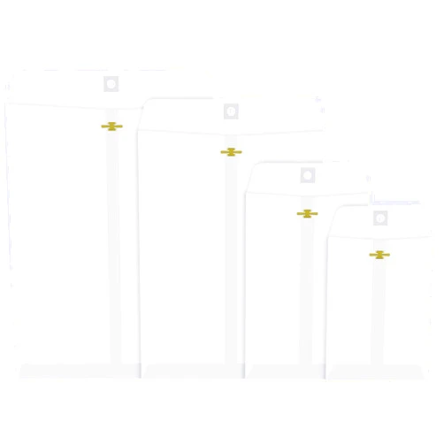 Frienda 4 Sizes Clasp Envelopes Kraft Paper Catalog Clasp Envelope with Closure for Filing, Storing or Mailing Documents, 50 Pieces(5 x 7 In, 6 x 9 In, 9 x 12 In, 10 x 13 In,White)