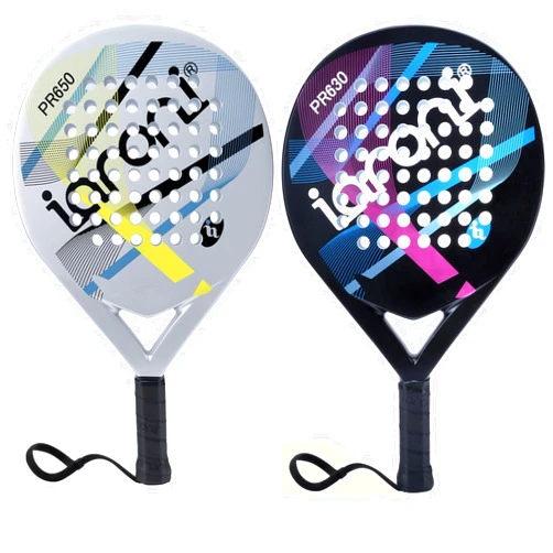 WLSRW Padel Racket Carbon Fiber Surface with EVA Memory Flex Foam Core Padel Tennis Racquets Lightweight