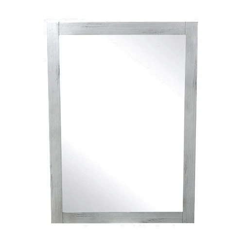 Lexora Marsyas 34 in W x 32 in H Ash Grey Mirror