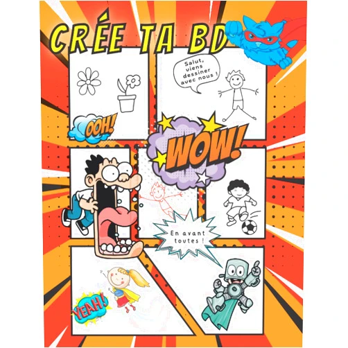 Petit Oeil d'Aigle Crée Ta BD (French Edition)