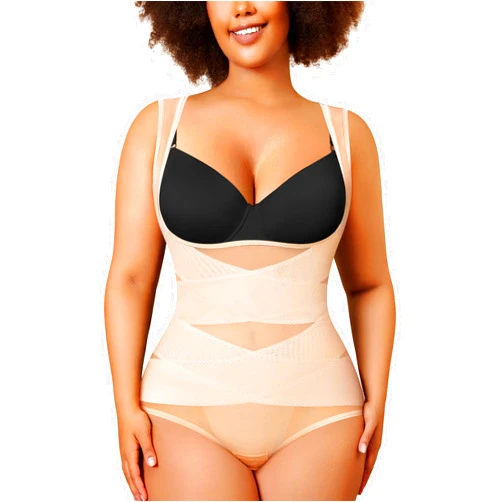Nebility Plus Size Shapewear Bodysuit for Women Tummy Control Body Shaper Seamless Faja Colombian Waist Trainer Girdle