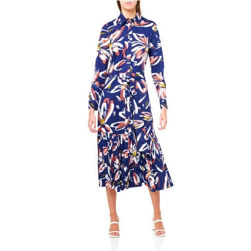 Shoshanna Women's Tori Painterly Floral Print Dress