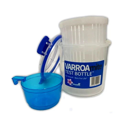 VITA BEEHEALTH VARROCheck Varroa Mite Tester Jar for Varroa Check Varroa Mite Monitor Beekeeping - Leak-Proof Varroa Mite Test Jar