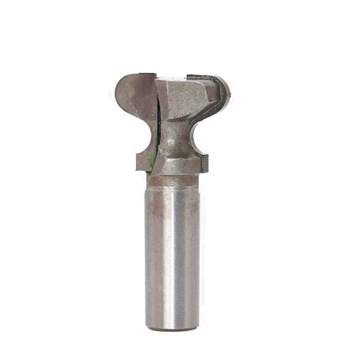 MMDSG Industrial Drawer Pull Router Bit, 1/2 Inch Shank Finger Pull & Grip Milling Cutter, Tungsten Carbide Two Arc Nail Clipper Column Molding Woodworking Tools, Cutting Diameter (Size : 1