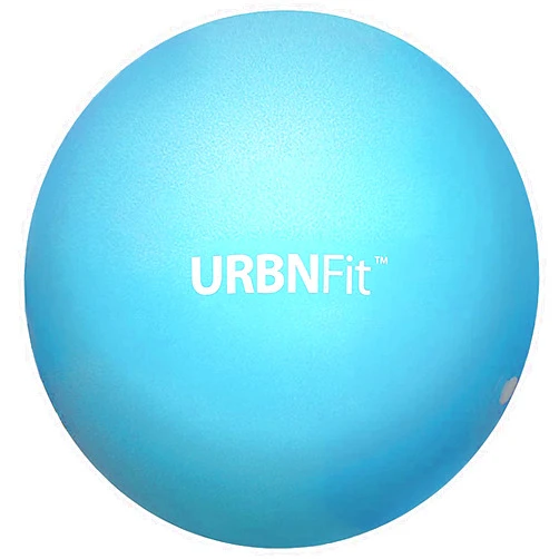 URBNFit Small Exercise Ball - 9-inch Mini Pilates Ball with Fitness Guide for Yoga, Barre, Physical Therapy, Stretching & Core Stability Workout