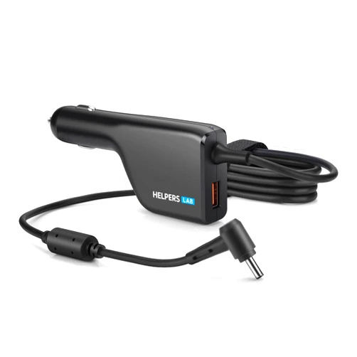 Helpers Lab DC 12V-24V Laptop Car Charger Adapter for Asus F555LA F451C X551CA X551M X550CA X555 Zenbook UX21A UX31A UX32A UX42A UX303LA UX305 T300LA TP300LA S200E 19V 2.37A 1.75A 3.42A Power Supply