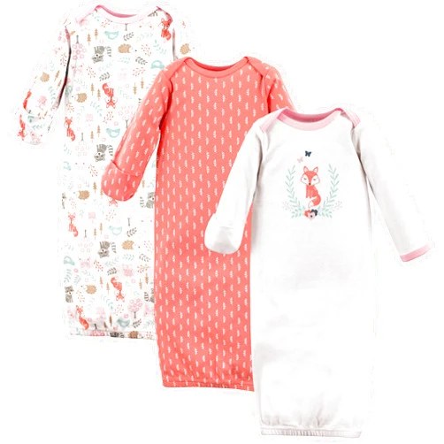 Hudson Baby baby-girls Cotton Gowns