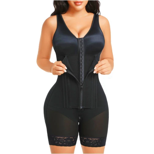 YIANNA Overbust Fajas Colombianas Shapewear for Women Tummy Control Body Shaper Girdles Post Surgery Compression Garment