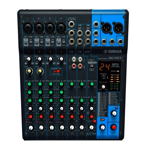 YAMAHA MG10XU 10-Input Stereo Mixer with Effects