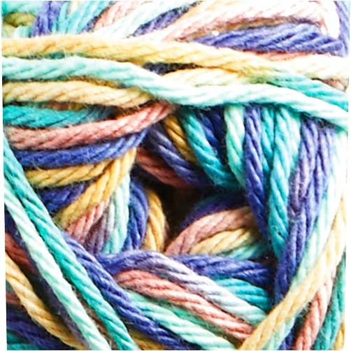 Village Yarn Craft Cotton Cone Solid Knit Afghan Kit