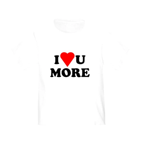 CafePress I Love You More Shirt Toddler T Shirt Cute Toddler Graphic Tee, 100% Cotton