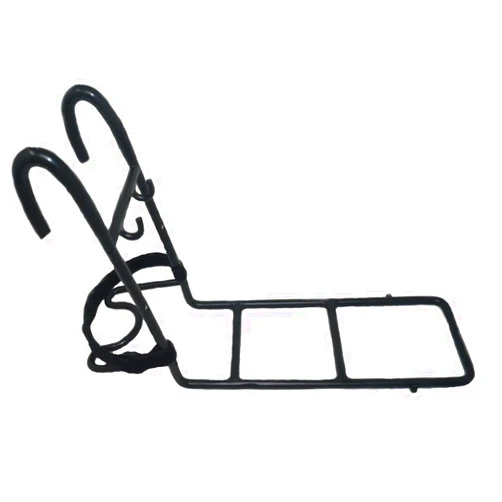 Bikase Hang On Front Rack: Secure & Easy-to-Mount Rack for 22mm-32mm Handlebars with Adjustable Standoff Bar, Protective Coating, and Compatible with Various Baskets