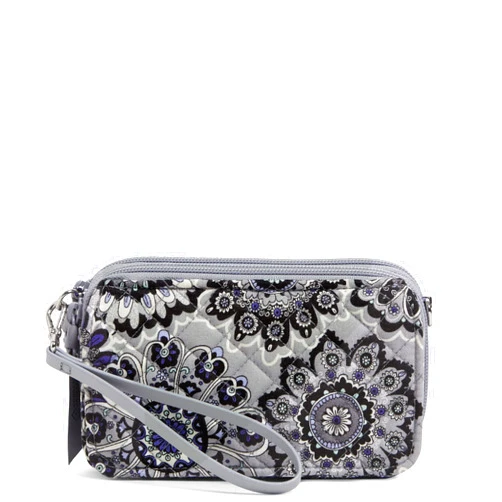 Vera Bradley Women's Cotton All in One Crossbody Purse with RFID Protection