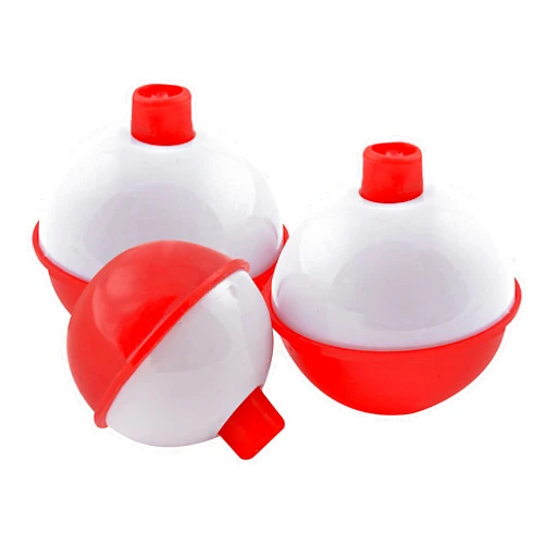 SOUTH BEND Red & White Push Button Floats| Fishing Accessories for Tackle Box