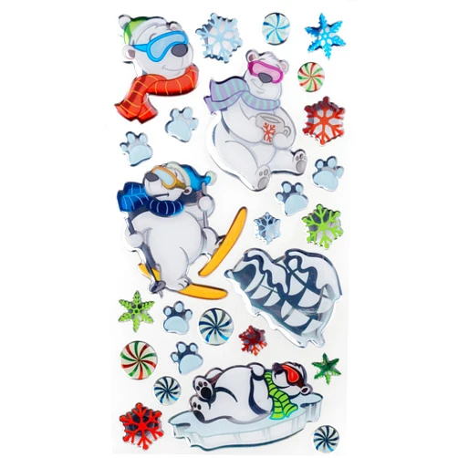 Sticko Stickers, Cool Polar Bears