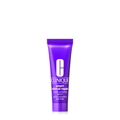 Clinique Smart Clinical Repair Wrinkle Correcting Face Serum With Hyaluronic Acid, Peptides + Advanced Retinoid Serum | Anti-Aging + Hydrating, Mini Travel Size, 0.34 fl. oz.