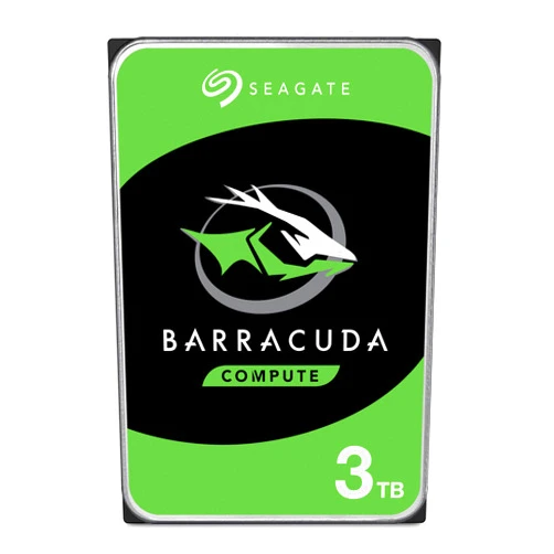 Seagate BarraCuda 3TB Internal Hard Drive HDD – 3.5 Inch SATA 6 Gb/s 7200 RPM 64MB Cache for Computer Desktop PC (ST3000DM008)