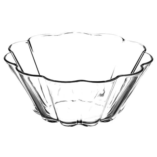 Frezya Glass Fluted Cake Pan Nonstick, Borosilicate Glass, Souffle Dish Ramekins for Baking, Heat, Cold, and Hock Proof, 1.7 Quarts (9 inc), Great for Cakes, Puddings, Desserts, Monkey Bread, Made in Europe