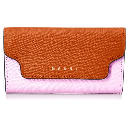 Marni PCMO0017U1LV520Z565N Key Case, Women's, MOCA/PINK CANDY/SHELL
