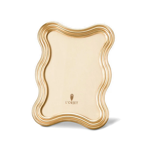 L'Objet Ripple Frame - Gold - 5x7