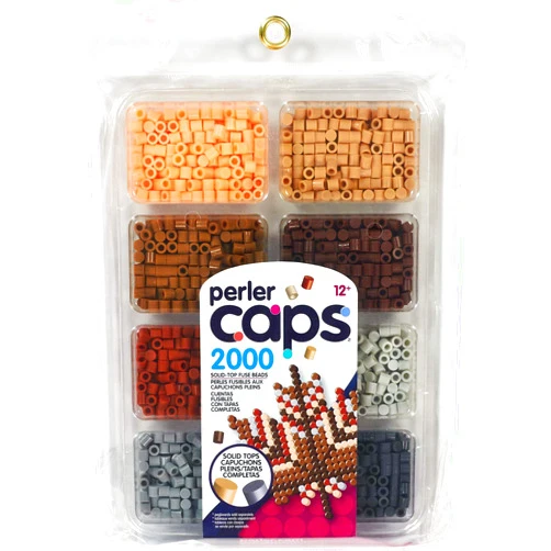 Perler Neutral Colors Caps Bead Tray, 2000pcs