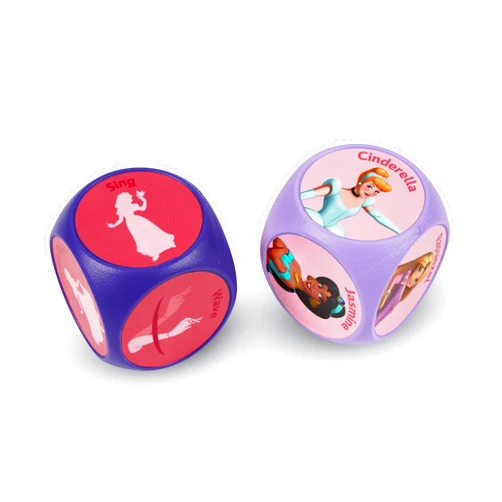 Little Kids Disney Princess Dice Imagination Act Out the Action Game | Family Game Night for All Ages | Creative and Engaging Fun for All Featuring Disney Princesses with 36 unique and silly combinations