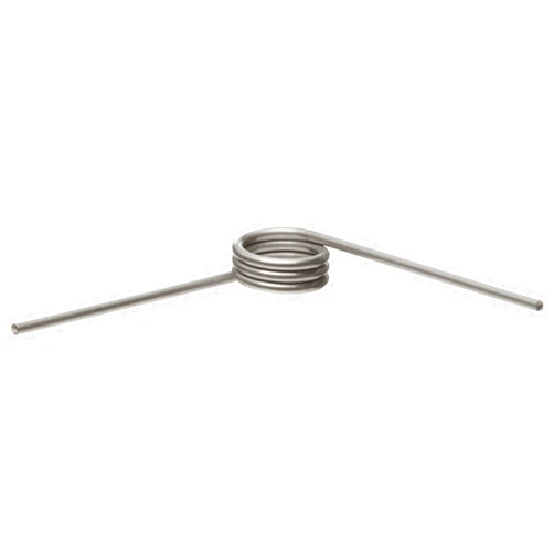 Associated Spring Raymond 302 Stainless Steel Torsion Spring, Left Hand Wind Direction, 90° Deflection, 0.357