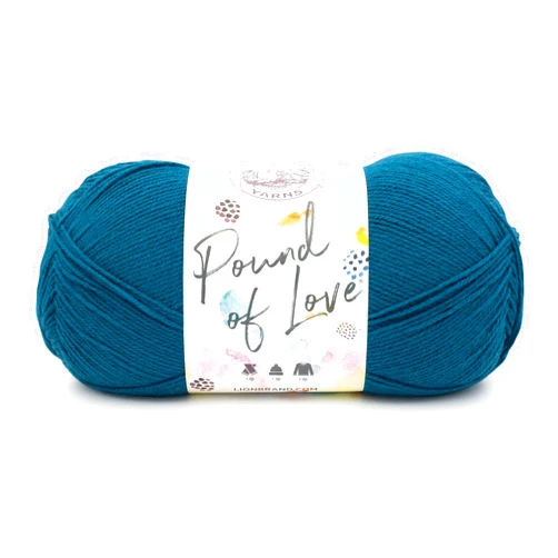 Lion Brand Yarn Pound of Love Yarn, 1 Pack, Cascade