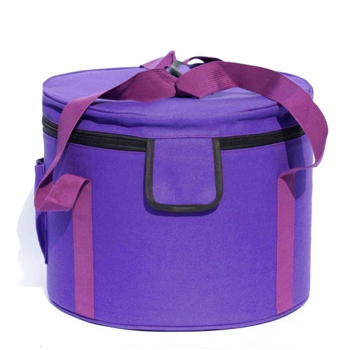 YongFeiCryatal 14inch Purple Colored Canvas Carrier for Crystal Singing Bowl
