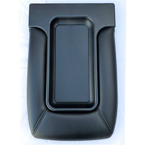 ITEK AUTO Center Console Storage TOP LID ARMREST Repair KIT REDESIGNED Solid Black FITS 1999-2007 Silverado Sierra Tahoe Avalanche Suburban