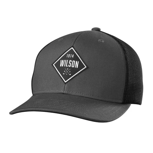 WILSON 1914 Snapback Golf Hat - Grey/Black, OSFA