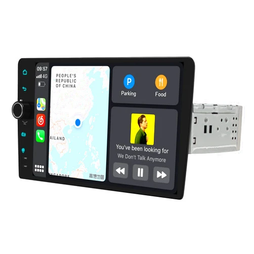 Joying Car Radio 9 Inch Car Stereo with Carplay & Android Auto, Single Din Touchscreen 1280x800P with AM/FM Radio, 48-Bands EQ, DTS, 5.1 Surround Sound Channel, Volume knob(JY-UZS07N8)