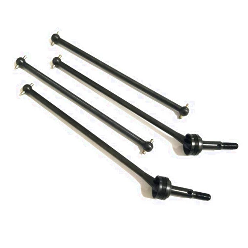 Fyfracing Rc Car Parts Compatible with 1:10 Brushless Thunder Truck (Front CVD Shaft(TH-2006)+Rear Dogbones 2pcs)