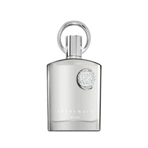 Afnan Supremacy Silver Eau de Parfum for Men, 3.4 Fl. Oz